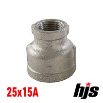 국산 스텐 304 이경 소켓 25x15A / SUS 304 스텐레스 레듀샤 무독성 부속 연결
