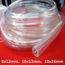 10*13/10*16mm 컴퓨터 라디에이터 물 냉각 PVC 호스 파이프 부드러운 부드러움 투명 튜브 무색 매운 냄새 없음, 10x13mm-2m