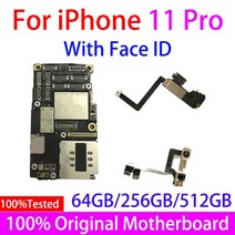 아이폰 11 프로용 플레이트 로직 보드 맥스 메인보드용 iOS 시스템 마더 지원, 03 11Pro 64 With Face