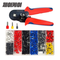 (제이케이) 펜홀단자1200pcs 압착기1개 페룰 펜홀 페놀 ferrule 핀 단자 커넥터 터미널 디오일렉 크림프 배선 전선 연결, 압착기(단자1200개포함), 1개
