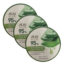 더페이스샵 3개 신선한 제주 알로에 수딩젤 300ml 데이크림