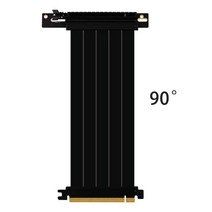 파워 풀 스피드 PCIE 4.0 16x 라이저 케이블 그래픽 카드 확장 PCI Express 포트 GPU 차폐 익스텐더, 03 90 degrees  4.0_02 0.15m