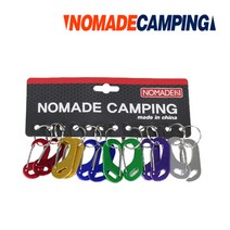 캠팡용 5cm A 카라비너 12pcs, 지니야 5cm A 카라비너 키링 12pcs N-7219