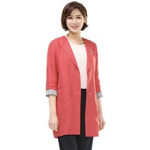 [지센] 여성 윙카라 솔리드 린넨 자켓 LFJKJ403_RE