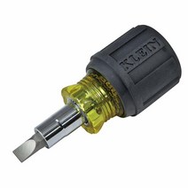 Klein Tools 멀티 비트 스크루 드라이버 32561 155411, 6-in-1 Stubby