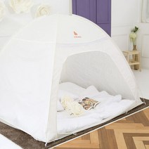 L6 난방텐트 3-4인용 방한 보온 침대 실내 원터치 퀸 킹, 단품
