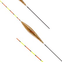 수광산업 산갈대 초예민 사선 내림찌 민물 수제 찌, 47cm (1.9g) 산갈대 사선찌, 혼합색상, 1개