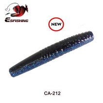 웜 기어 모터 ESFISHING 기교 10pcs 65mm 스틱 미끼 파이크베이스 실리콘 Pesca Isca 인공 낚시, CA212+65mm 10pcs