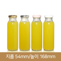 유리병 우유병 쥬스(피코크)245ml 38파이(A), 실버, 1개