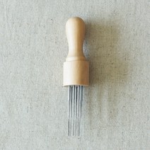 원목 니들펠트 바늘 8구 홀더, 추가 안 함