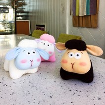 포그니 몽실양 양말인형 양인형 청양인형만들기, 화이트 얼굴