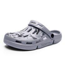 동굴화 남성 옥외 샌들 여름 미끄럼 방지 통굽 비치샌들 5Q384