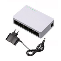 5포트 100Mbps 고속 미니 이더넷 LAN RJ45 네트워크 스위치 스위처 허브 데스크탑 PC 미국/EU 어댑터, 02 US