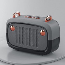 클래식라디오 레트로라디오 블루투스 스피커 3D HIFI 스테레오 사운드 FM 라디오 기능 USB/TF 연결 휴, 03 Color 3