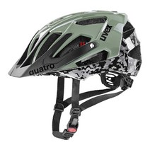 Uvex sports 우벡스 콰트로 익스트림 자전거 헬멧 L사이즈 56-61cm, Pixel Camo Olive