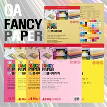 두성종이 A4 색지 OA 팬시페이퍼 80g, 25매, P05(분홍색) x A4