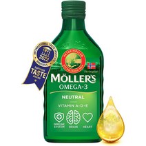 묄러스 노르웨이 오메가3 비타민 A D E 250ml, 1팩