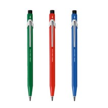CARAN DACHE 최초의 메탈바디 샤프펜슬..까렌다쉬 2mm 홀더펜-픽스펜슬 주니어칼라 884.299, 블루