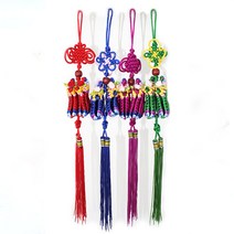 한복노리개 장식노리개 외국인선물 전통매듭 민속용품, 초록