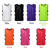 화이트 유니폼 조끼 친선 연습 게임 축구 농구 족구