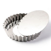 스텐높은 타르트팬-4호(높이45mm)