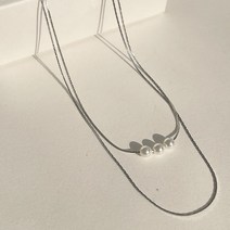 엘라주르 스와로브스키 진주 스네이크 목걸이