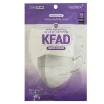 기타 메디텍스 비말차단용 마스크 KFAD 대형 흰색 KF-AD마스크
