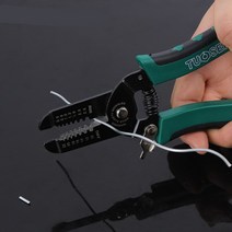 전동전지가위 고무나무가지치기 무선전동만능팔 와이어 스트리퍼 압착 공구 케이블 절단 가죽 가위 전기 클, 04 Wire pliers
