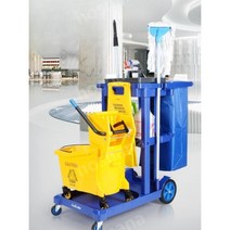 호텔 대기업 청소 카트 청소도구이동 고마운 청소이모 깔끔한 럭셔리청소트롤리, 06.업소용 C