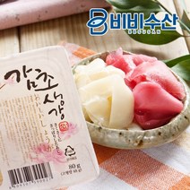 비비수산 생강특유의 향과 아삭아삭 새콤달콤한 맛이 특징인 미니초생강 80g, 1팩