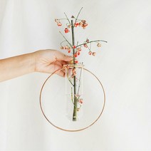 무광 크리스탈 세라믹 공중 행잉 벽걸이 화병 수경식물 생화 모던 오브제 도자기 꽃병, 육각형(중)