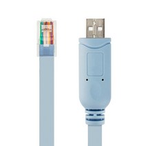 USB to RJ45 콘솔 RS232 디버깅 케이블 직렬 1.8M 라우터 제어 스위치 Cisco H3C 화웨이, [01] Blue