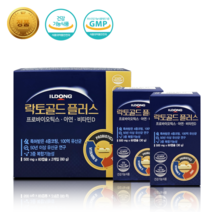 [약국정식] 일동 락토골드 플러스 120캡슐 (4개월분) 프로바이오틱스 아연 비타민D 뼈건강 장건강 유산균, 120정, 4개