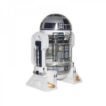 Noble Createaprototype NBCDY 핸드 커피 머신 크리에이티브 로봇 R2D2 머신 메이커 미니 스테인레스 스틸 필터 가정용 절연 냄비 압력