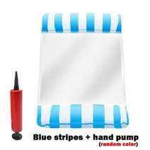 라운지체어 인테리어의자 디자인 PVC 여름 공기주입 물 해먹 접이식 쾌락 라운지 의자 플로팅 침대 쿠션 수, 09 Type2