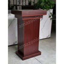 강연대 연단 사회대 강의대 교회 강의, 와인 레드