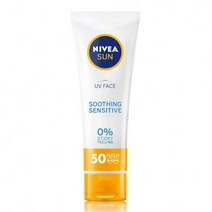 니베아 선 페이스 수딩 센서티브 크림 50ml × 1개, one option
