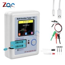 전기테스터기 전파측정기 활선경보기 누설전류계 lcr-tc1 1.8 tft lcd 디스플레이 멀티 미터 트랜지스터 테스터 다이오드 3극관 커패시터 저항 테스트 미터 esr lcr