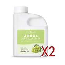 흥국 맘스 청포도농축액 1L 2개세트, 일반박스