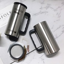 스텐 손잡이 텀블러 각인 로고 기념품 주문제작 선물, 옵션명, 일주 벅스머그360ml 스텐머그컵