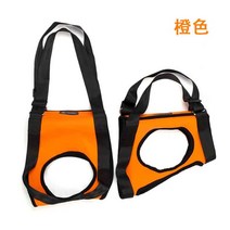 강아지 슬개골 탈구 변형 보조 붕대 보조기 보호대 재활도구, 오렌지[앞다리]개, M-중형ml