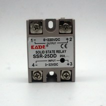 SSR -10DD/25DD/ 40DD DC 제어 백색 쉘 단상 무 접점 릴레이, 02 SSR-25DD
