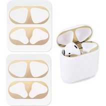일본직발송 2. A-FOCUS AIRPODS 더스트 가드 금속제 스킨 씰 AIRPODS1과 AIRPODS2용(WIRELESS판 비대응) D, 1세대와 2세대 보통형 APPLE AI, 상세 설명 참조0