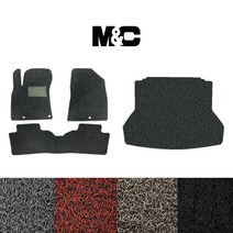 엠앤씨 현대 올 뉴 마이티 코일매트 1열(운전석+조수석), 1열(운전석+조수석+조수석연장 중간바닥), 블랙
