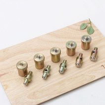 NEW 아일렛기계몰드(1호-9호) 초록도트기구몰드 북유럽작두몰드, 5호