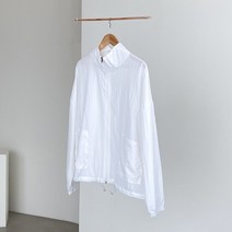 빠델 남성용 히릿 크롭 집업 오버핏 윈드 바람막이 자켓