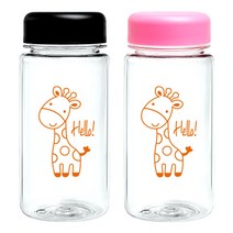 BPA Free PET 미니기린보틀350ml 기념품 답례품 졸업입학개업집들이어린이날선물, 350ml, 그린