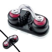 1Pcs 검정색 알루마이트 알루미늄 캠 클리트 보트 Fairlead Marine Sailing 요트 카약 카누 딩기 액세서리