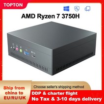 미니PC 데스크탑 고사양 topton nuc amd 게임용 ryzen 7 3750h vega 그래픽 2 ddr4 nvme ssd 컴퓨터 windows 1110 10 pro ht, 애슬론 골드 3150u, 16GB DDR4 1TB NVMe