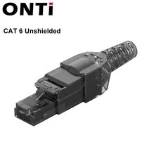 Cable ONTi CAT8 /CAT7 /CAT6A Rj45 구 차폐 산업용 이더넷 크리스탈 헤드 종단 플러그-40Gbps, 01 CAT6 Unshielded_01 1개